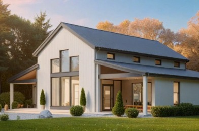 Rendering of the Bilke Residence, Dutchess County, NY