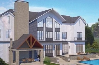 Rendering of the New Hope Residence, New Hope, PA