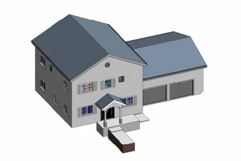 Rendering of the Chesterfield Residence, Scranton, PA
