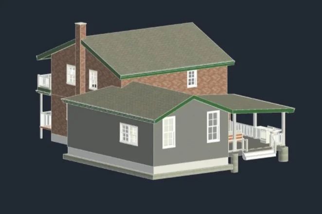 Rendering of the Kerper Residence, Philadelphia, PA