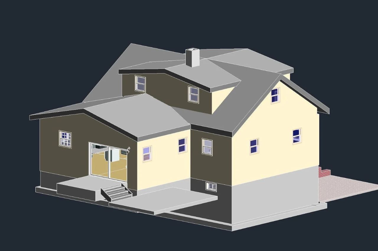 Rendering of the Donna Residence, Bloomfield, NJ